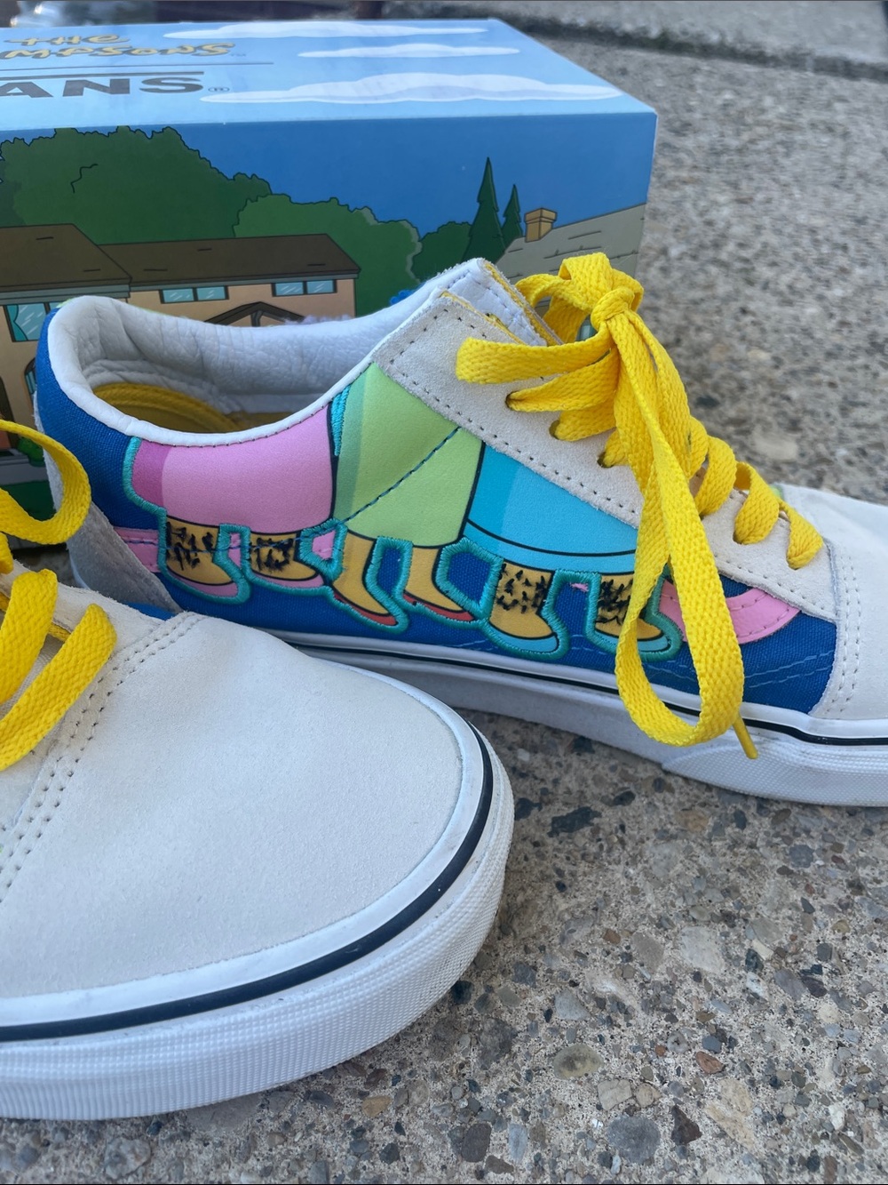 Vans Old Skool the Simpsons Bouviers size 8.5 - Picture 3 of 7